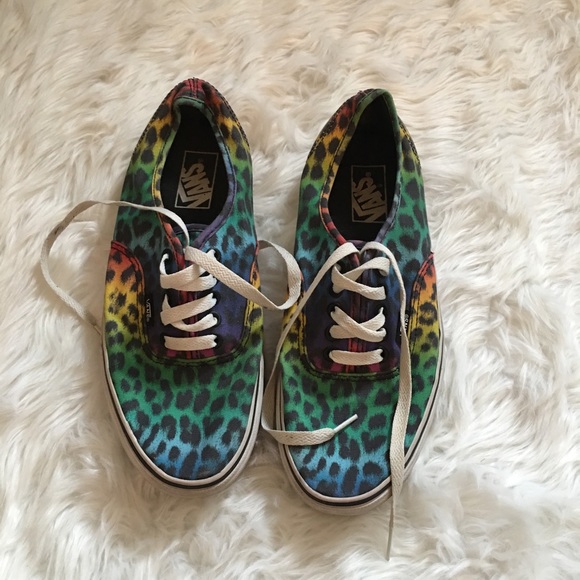 Vans Other - VANS Rainbow Cheetah Print UNISEX Sneaker